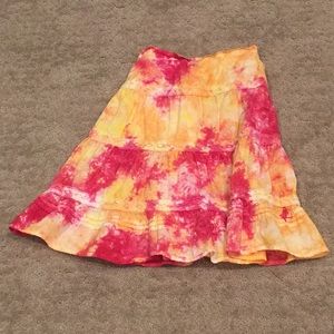 Tie dye skirt